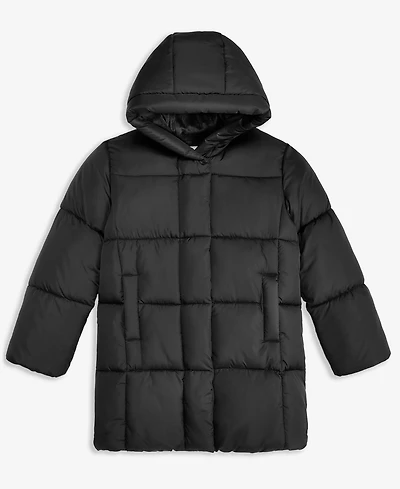 Sam Edelman Big Girls Box Quilt Stadium Jacket