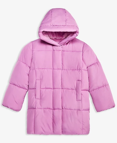 Sam Edelman Big Girls Box Quilt Stadium Jacket