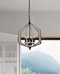 Home Accessories 14" Germana 4-Light Indoor Chandelier