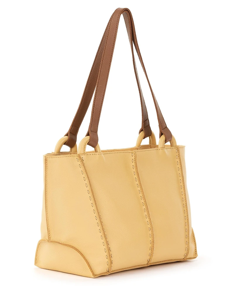 The Sak Los Feliz Leather Zipper Satchel Bag