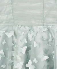Rare Editions Toddler and Little Girls 3D Butterfly Party Dress