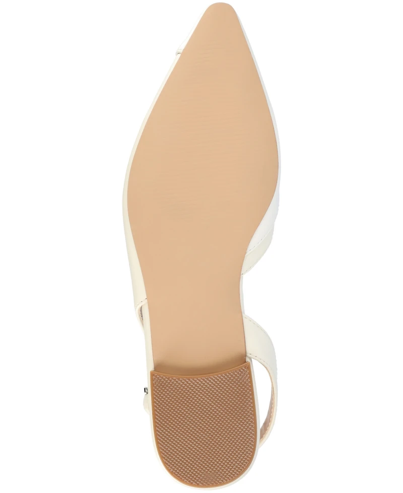 Journee Collection Women's Daphnne Pointed Toe Slingback Flats