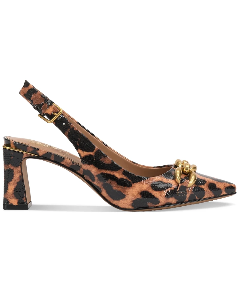 Vince Camuto Women's Hamden-o Chain Slingback Pumps