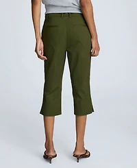 Kenneth Cole Women's Mid-Rise Pedal Pusher Pants