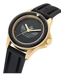 adidas Unisex Analog Black Silicone Watch