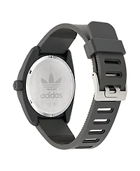 adidas Unisex Analog Black Polyurethane Watch, 42mm