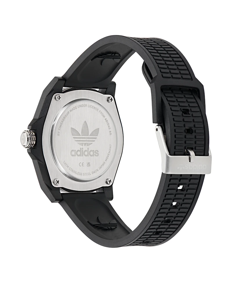 adidas Unisex Analog Black Resin Watch