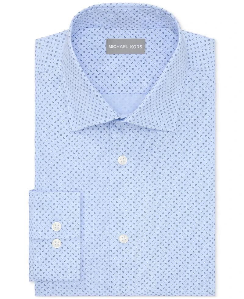 Michael Kors Men's Regular Fit Comfort Stretch Dress Shirt