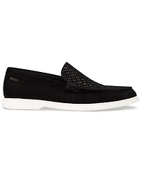 Boss by Hugo Men's Sienne Embossed Monogram Loafer