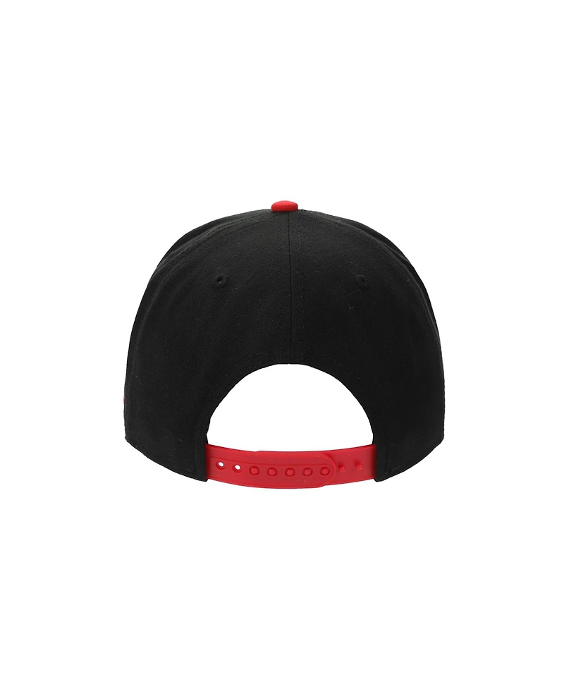 Marvel Men's Spider-Man Into The Spider-Verse Miles Morales Logo Adult Black Snapback Cap
