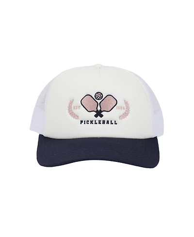 Generic Men's Pickleball Paddles White Foam Trucker Hat