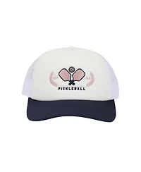 Generic Men's Pickleball Paddles White Foam Trucker Hat
