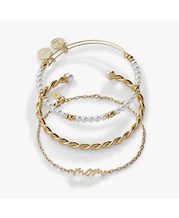 Mom Script Bracelet Set Of 3