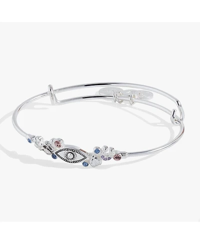Evil Eye Inline Bangle Bracelet