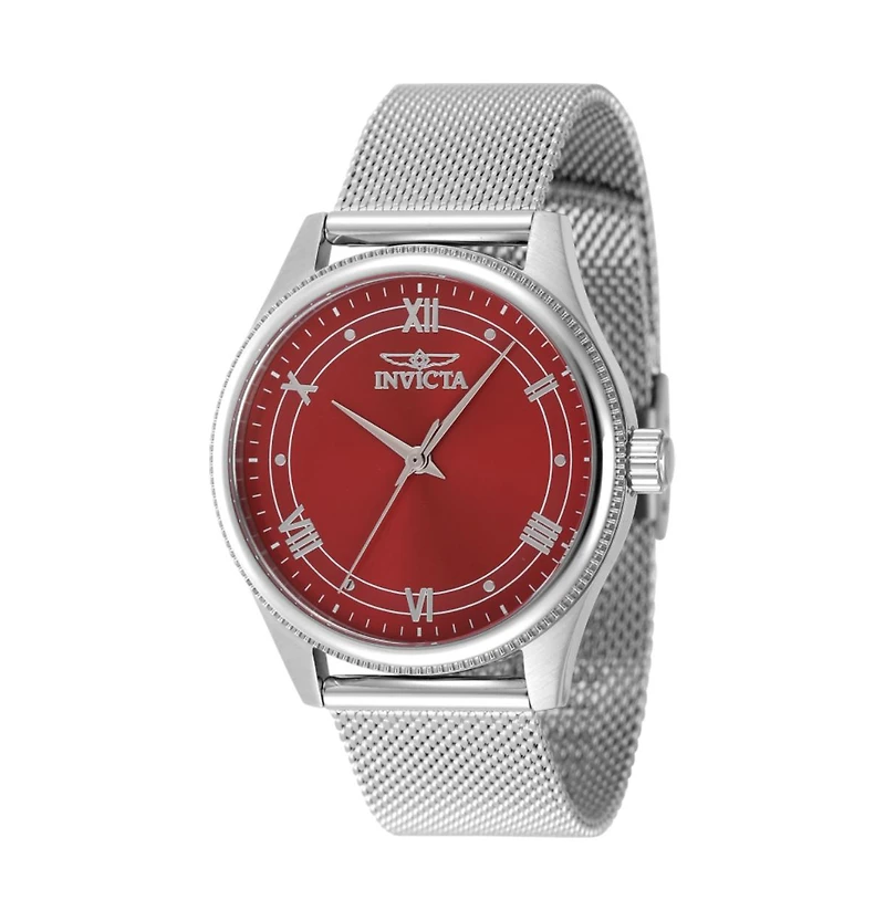 Invicta Women's 48488 Celestial Quartz 3 Hand Red Dial Watch