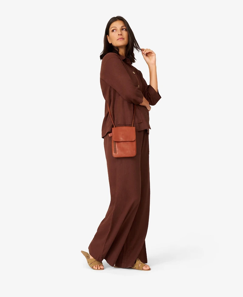 Cable & Gauge Women's Patch Pocket Linen Blend Jacket