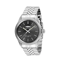Invicta Men's Specialty Quartz 3 Hand Charcoal Dial Watch