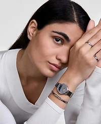 Daniel Wellington Women's Analog Silver Tone Stainless-Steel Watch, 28mm
