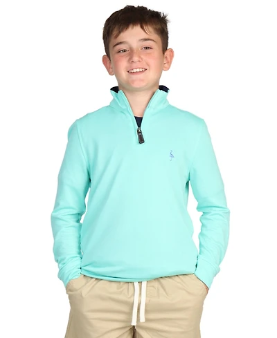 Tailorbyrd Boys Modal Quarter Zip w/Contrast Trim