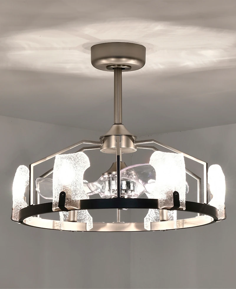 Home Accessories 28" Luciala 6-Light Indoor Ceiling Fan Chandelier