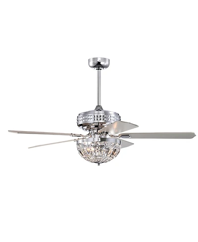 Home Accessories 52" Alora 3-Light Indoor Ceiling Fan Chandelier