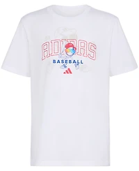 adidas Big Boys Short Sleeve Baseball Mascot T-Shirt