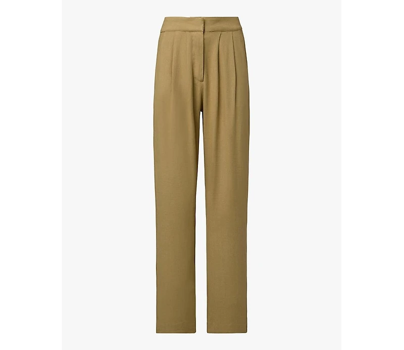 WeWoreWhat Women's Linen Trouser