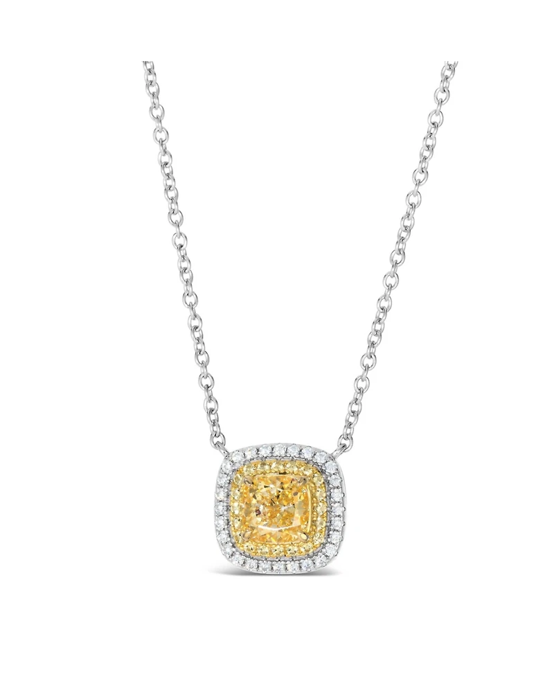 Anna Zuckerman Lucia Brilliante Necklace in Canary Yellow
