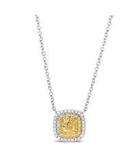 Anna Zuckerman Lucia Brilliante Necklace in Canary Yellow