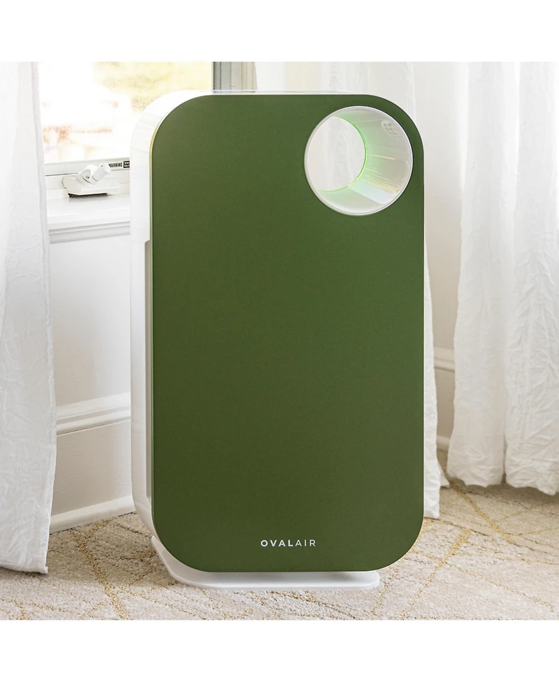 Oval Air H13 Hepa 5-in-1 Purifier, 600 sq. ft. Coverage – Reduces Allergies