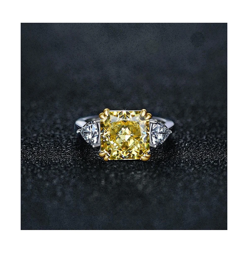 Anna Zuckerman Allura 3 Stone Cz Crystalline Ring