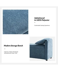 Alberto Modern Storage Bench with Ample Storage Space