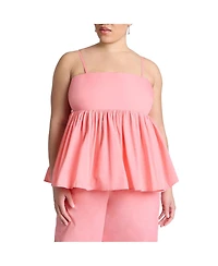 Eloquii Women's Peplum Cami Top