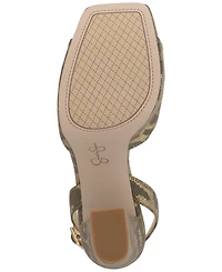 Jessica Simpson Women's Lirio Two-Piece Platform High-Heel Dress Sandals