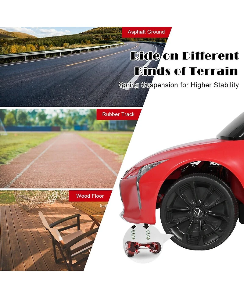 Lexus LC500 Licensed Kids 12V Ride Remote Control Electric Vehicle