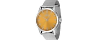 Invicta Men's 48506 Celestial Quartz 3 Hand Yellow Dial Watch