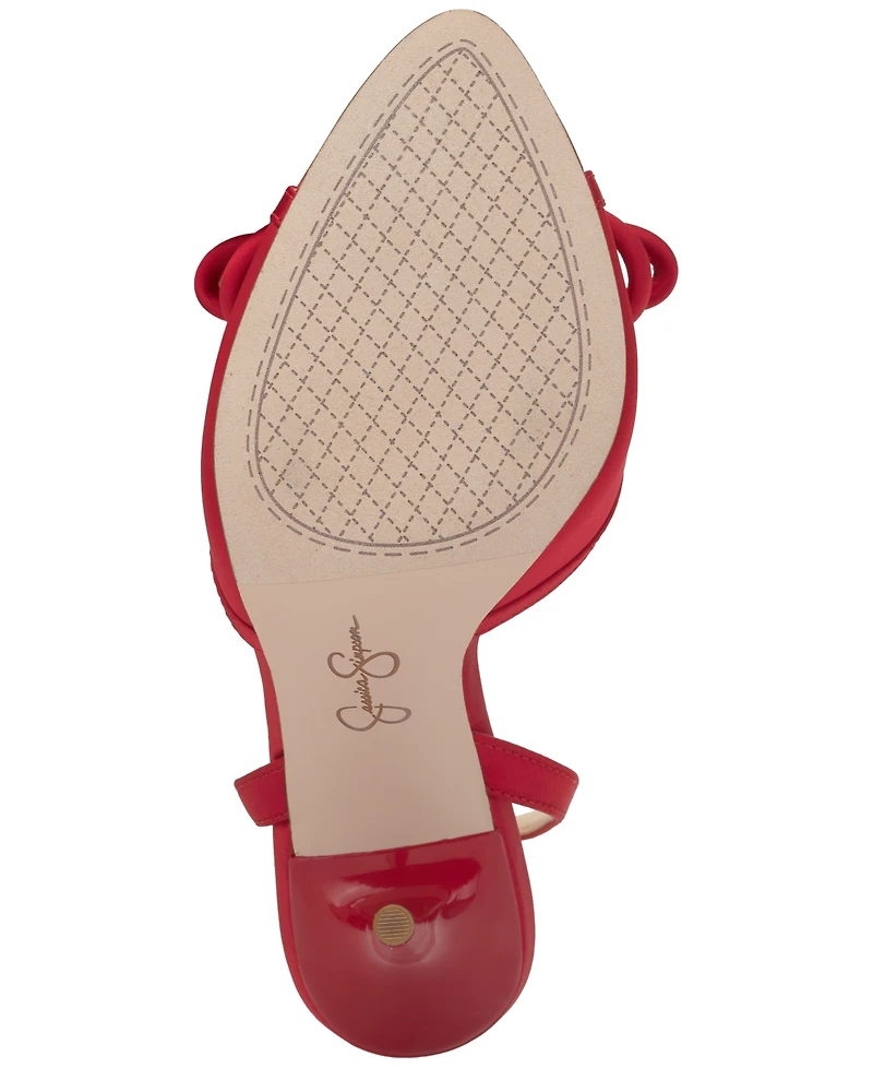 Jessica Simpson Women's Nolira Two-Piece Bow Dress Sandals