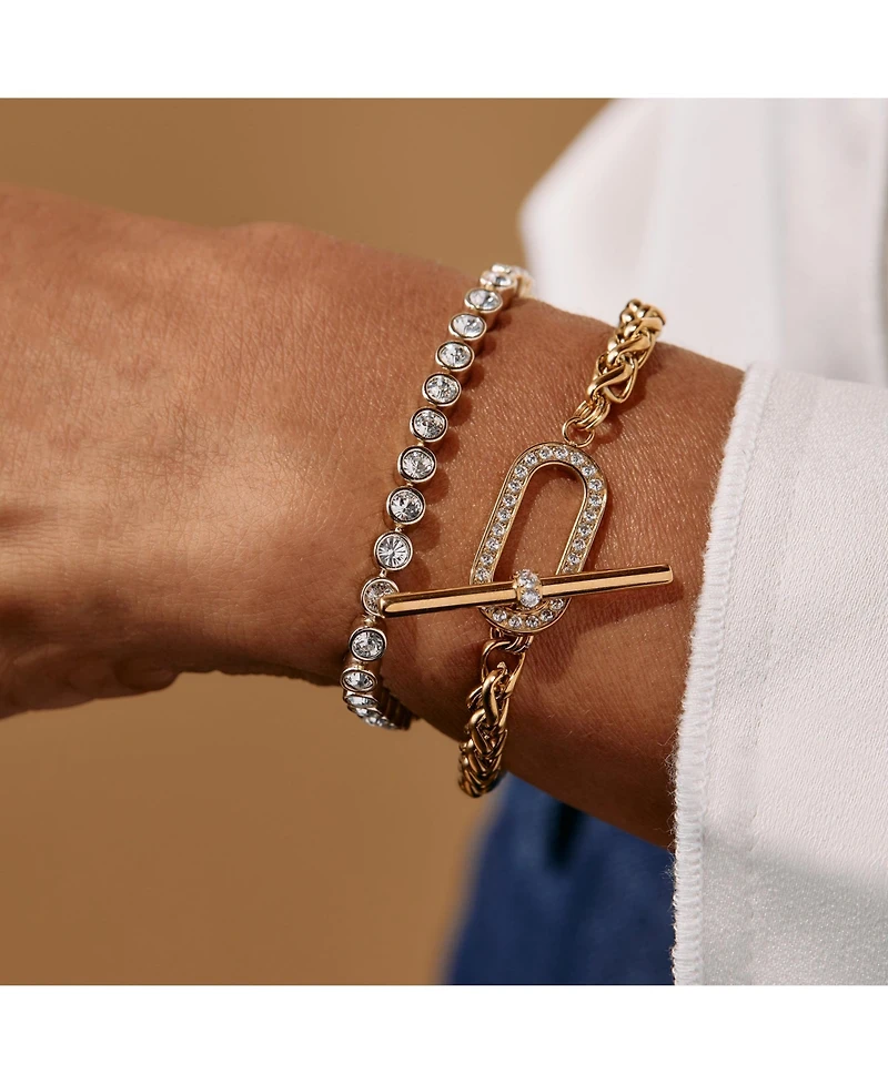 Alex and Ani Pave Toggle Chain Bracelet