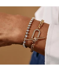 Alex and Ani Pave Toggle Chain Bracelet