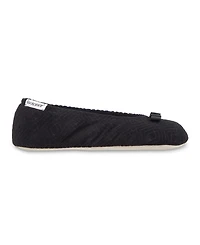 Isotoner Signature Women's Gemma Microterry Ballerina Slippers