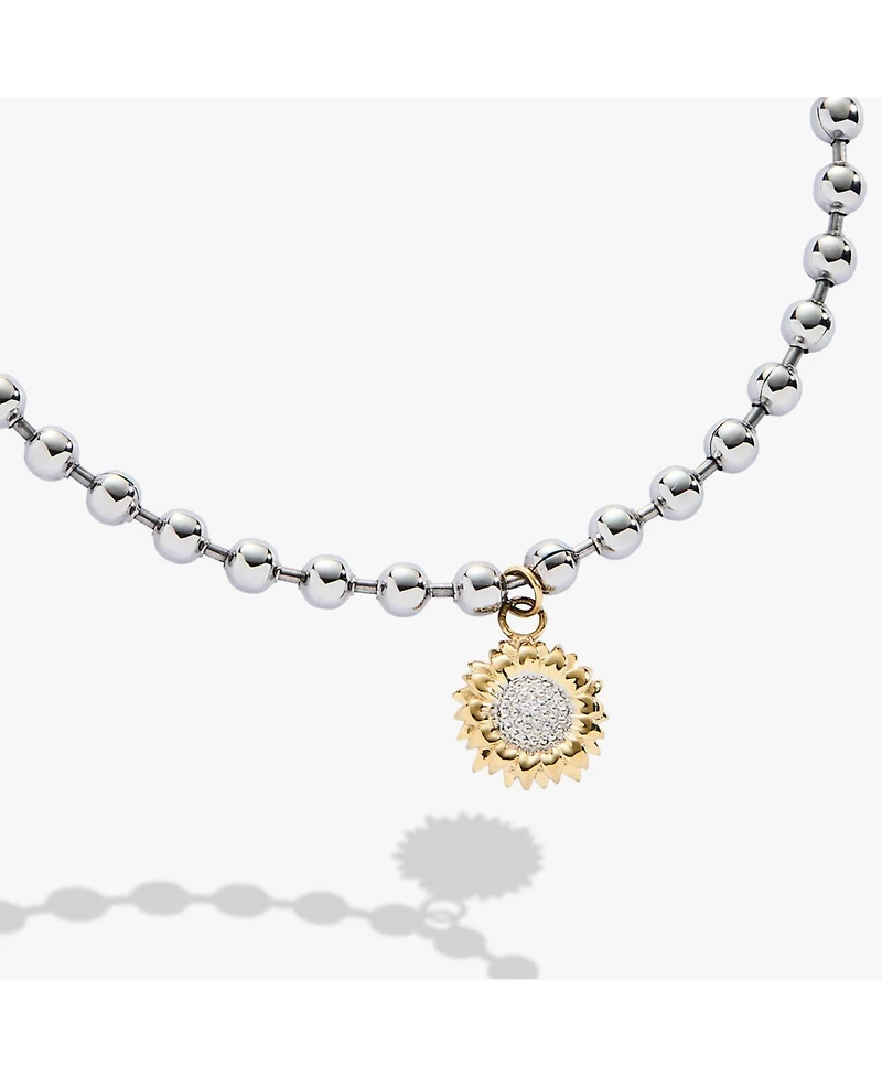 Alex and Ani Sunflower Ball Chain Bracelet