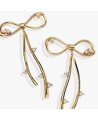Alex and Ani Coquette Bow Earrings