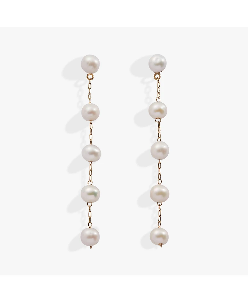 Freshwater Pearl Linear Earring