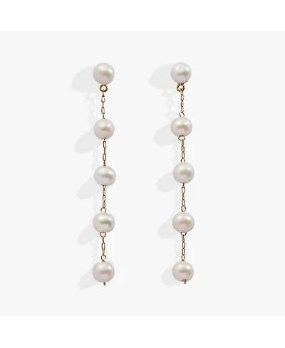 Freshwater Pearl Linear Earring