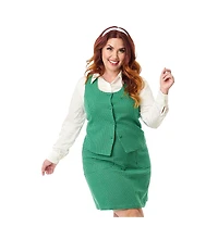Smak Parlour Plus 1960s Scoop Neck Vest