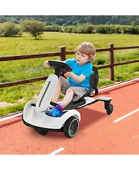6V Kids Ride on Drift Car with 360° Spin and 2 Adjustable Heights