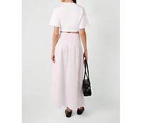 WeWoreWhat Women's Drop Waist Maxi Skirt