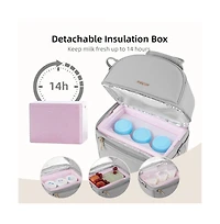 Sunveno Breastmilk Cooler Bag with Detachable Insulation Box Set