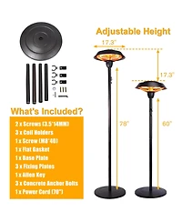 5100 Electric Standing Patio Heater