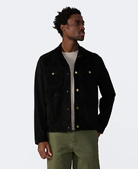 Furniq Uk Men's Men s Suede Trucker Jacket, Created for Macy